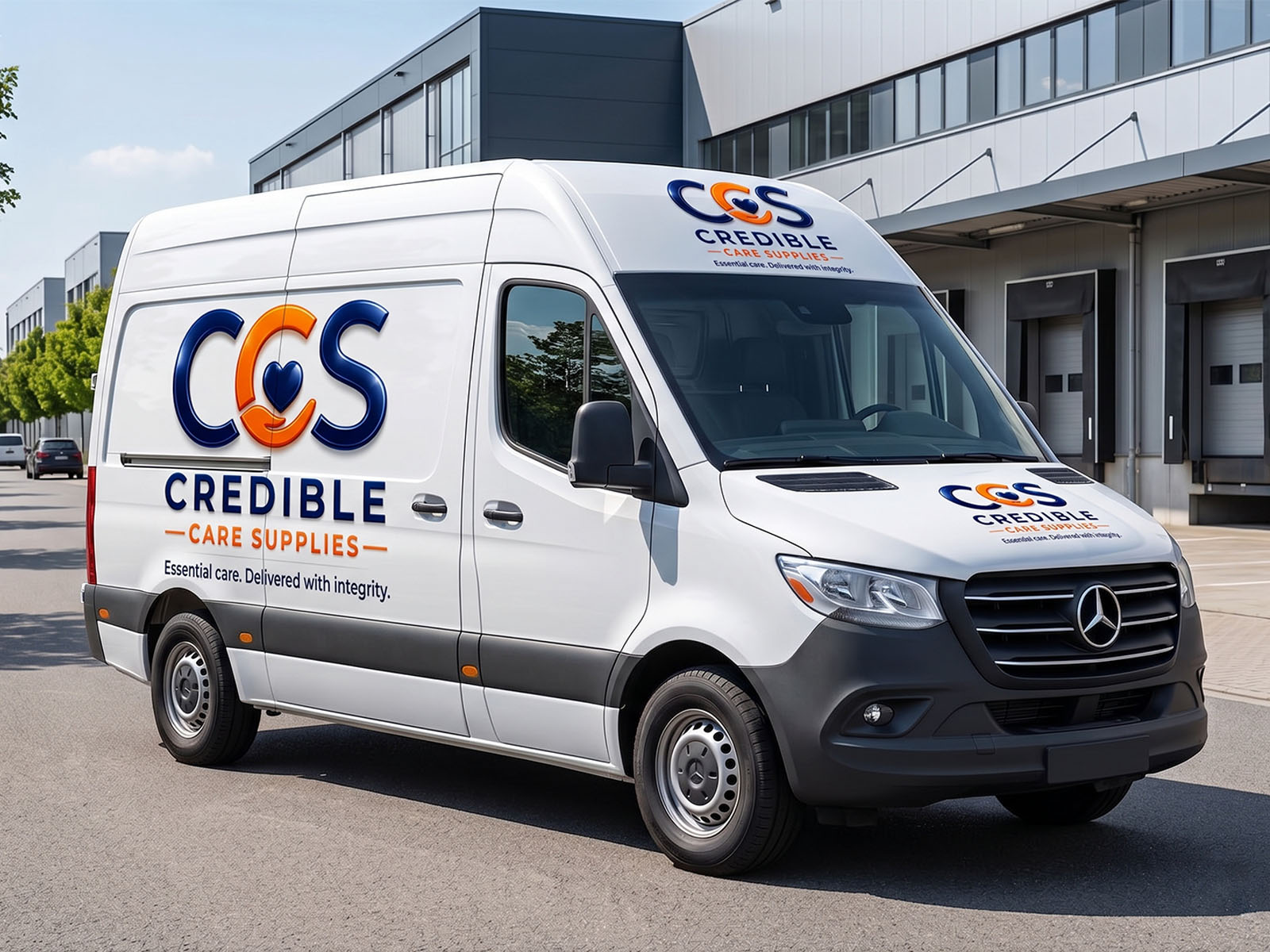 CCS delivery van with emergency restocking supplies